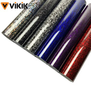 Car vinyl sticker rolls forged carbon fiber color-change PET film, self-adhesive; six colors by ViKiK