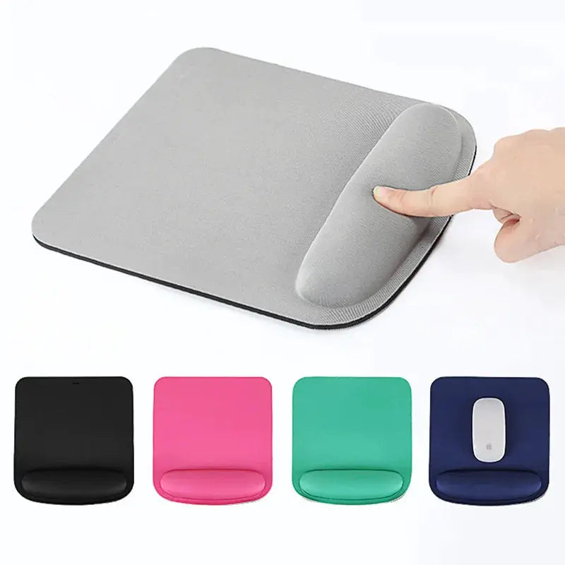 Ashiboogoole Ergonomic EVA Mouse Pad Wrist Rest for Computer and Office Use Solid Color Comfort Mat