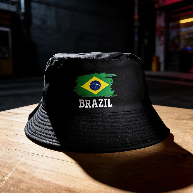 National Flags Reversible Bucket Hat For Men Women Football Fans