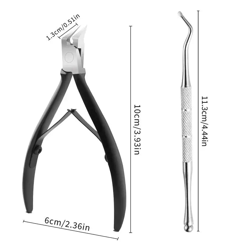 ProPodiatry Toe Nail Clipper Stainless Steel Professional Toenail Nipper For Ingrown And Thick Nails