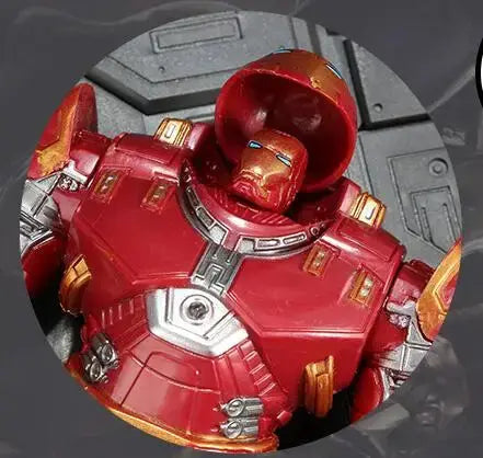 Hulkbuster Hulk Iron Man Super Hero PVC Action Figure Collectible Model Toy With Integrated Light