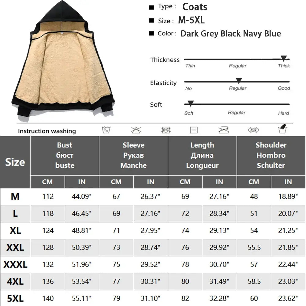 Simples Market beige lambswool coat with black hood, zip-front jacket for men and women.