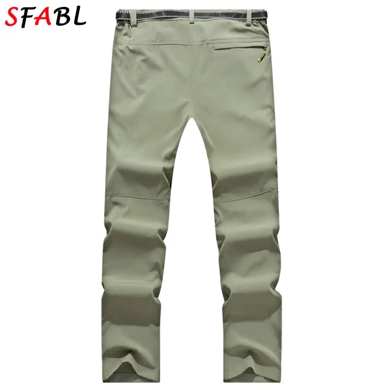SFABL hiking pants by Simples Market, olive green quick-dry, waterproof with zip pockets