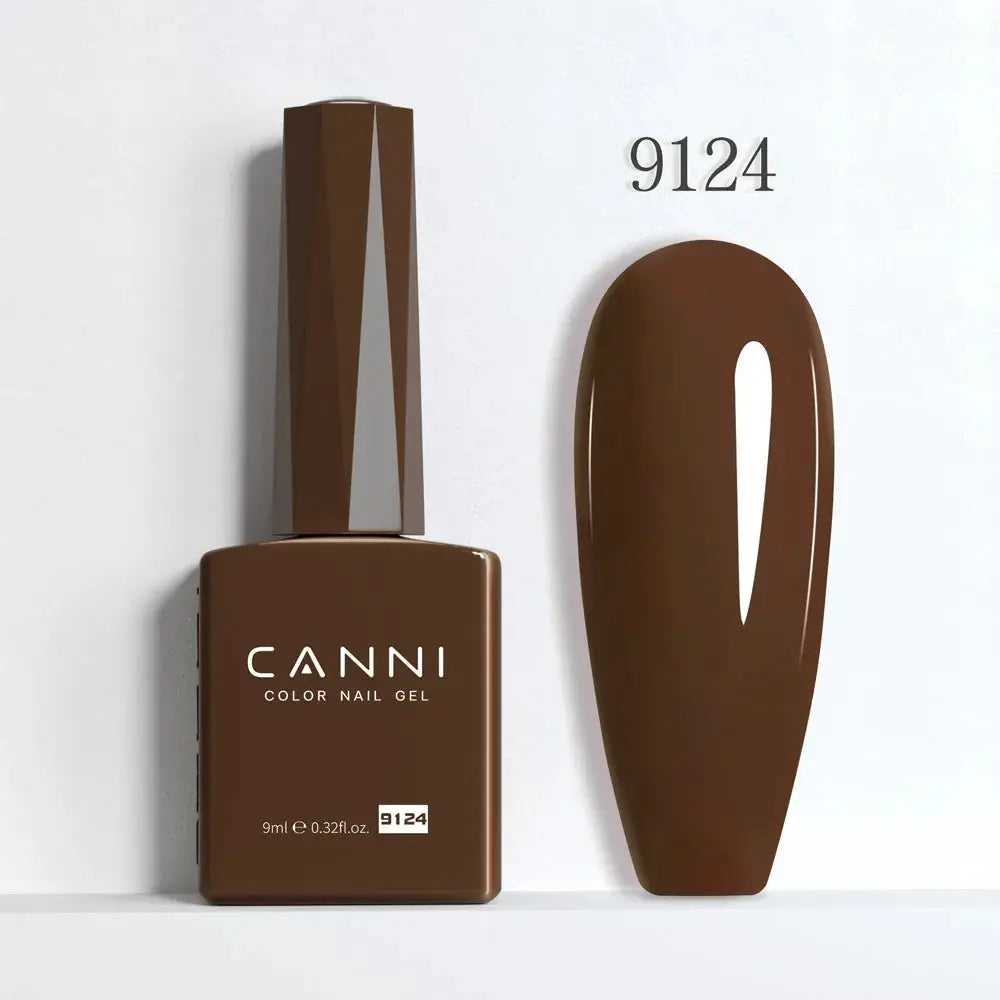 Canni Hema Free Nail Gel Polish Christmas Red Collection Semi Permanent 9ml Long Lasting Shine