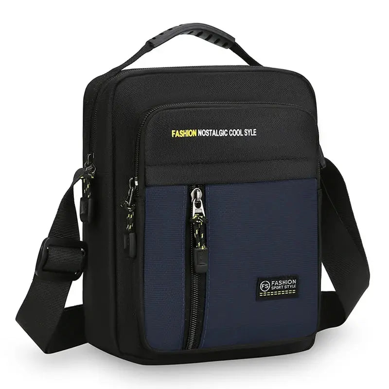 Modern Men's Oxford Crossbody Bag for Everyday Use, Stylish and Durable - Simples Market