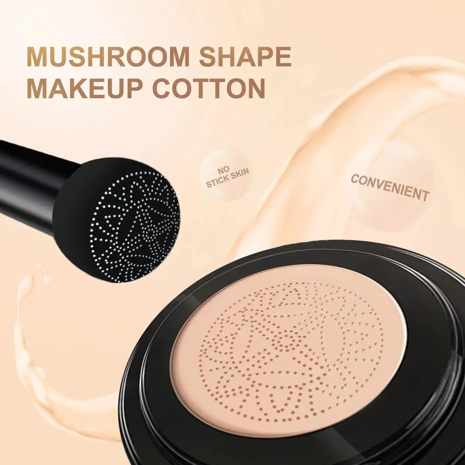 Magic Foundation Mushroom Head Air Cushion CC Cream Applicator Long Lasting High Coverage Waterproof Moisturizing Makeup