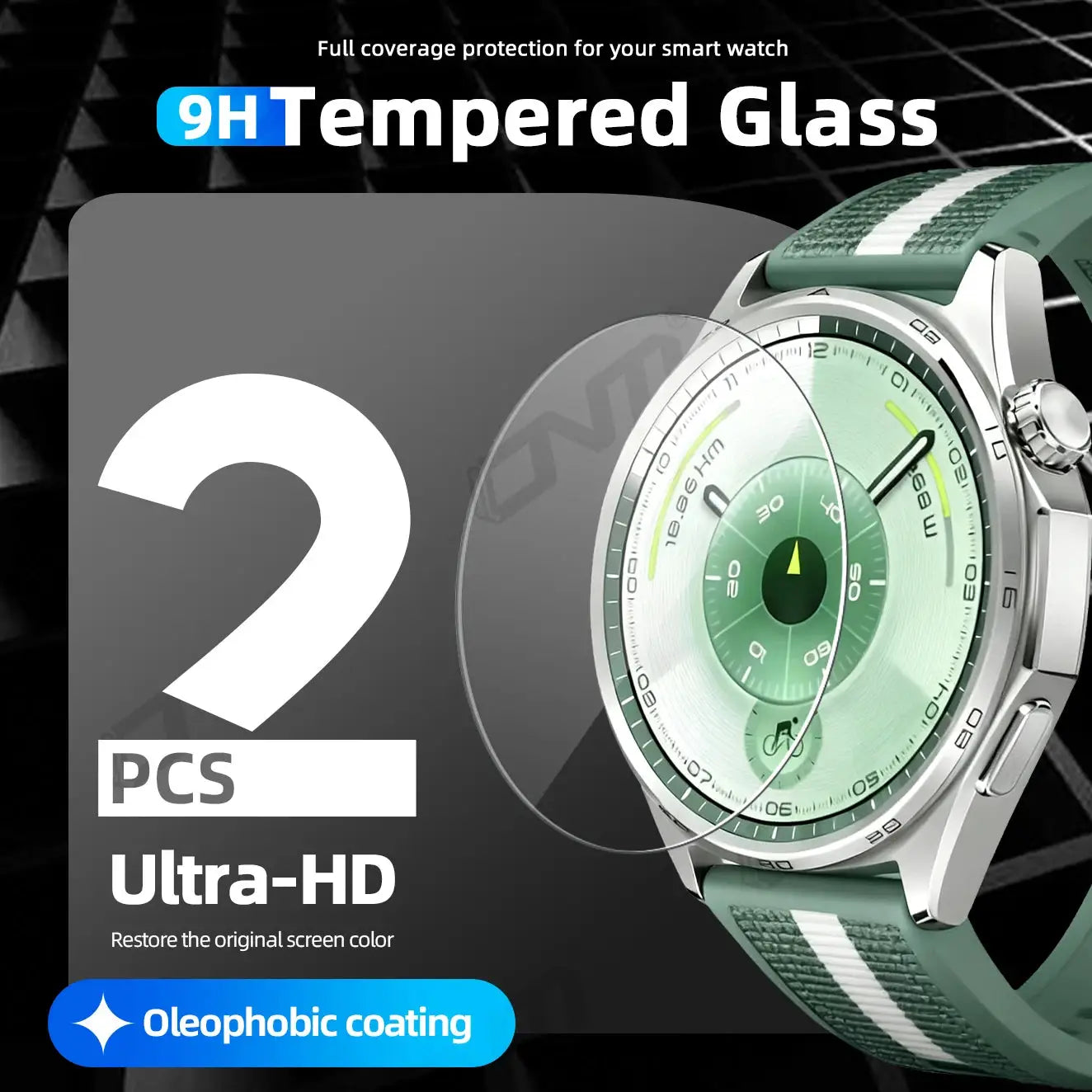 9H Tempered Glass for Huawei Watch GT 6 Pro 46mm 41mm, Premium Screen Protector Durable HD Anti-scratch Film for GT6 Accessories