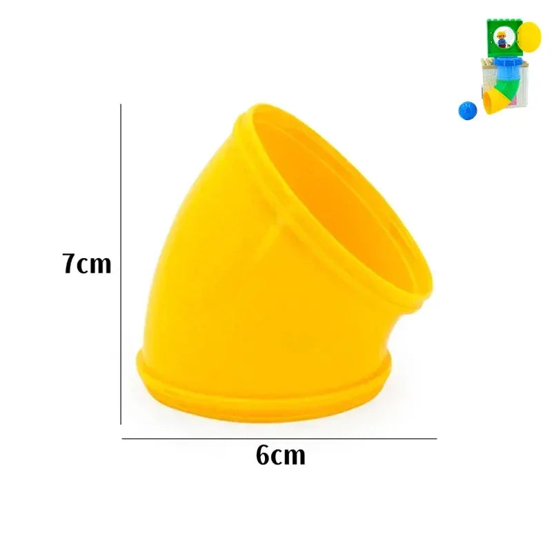 Big Building Blocks Duplo Compatible Large Brick Ferris Wheel Seesaw Slide Swing Educational Toy For Kids