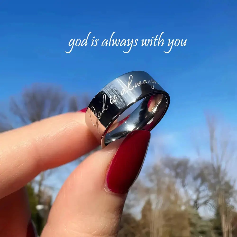 8mm Stainless Steel Black Matte Groove Ring Wholesale For Men Wedding Engagement Party Gift Anniversary Jewelry