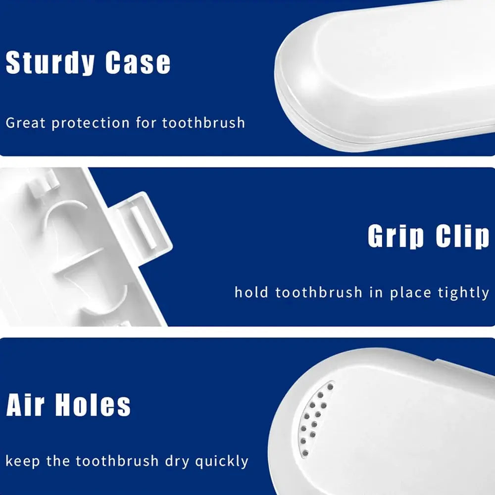 Electric Toothbrush Travel Case Compatible With Oral B iO And Philips Sonicare Travel Box And Toothbrush Holder