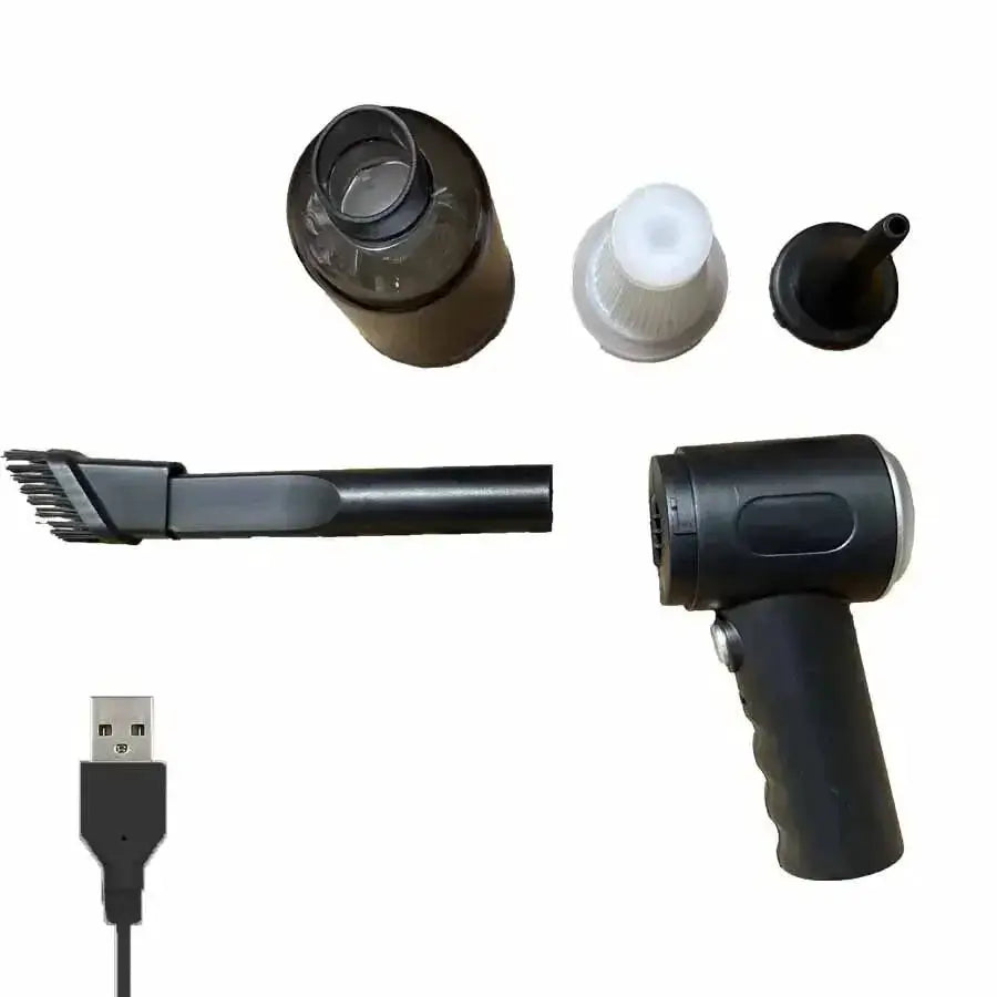 9000Pa Wireless Car Vacuum Cleaner With USB Charging 1200mAh Portable Mini Wet And Dry Cleaning