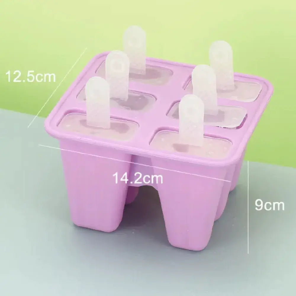 10 Piece Silicone Popsicle Molds BPA Free Easy Release Nonstick Ice Pops Food Grade Durable