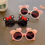 UV400 Cartoon Sunglasses For Kids Boys Girls Lightweight Plastic Frame Sun Protection Outdoor Shades