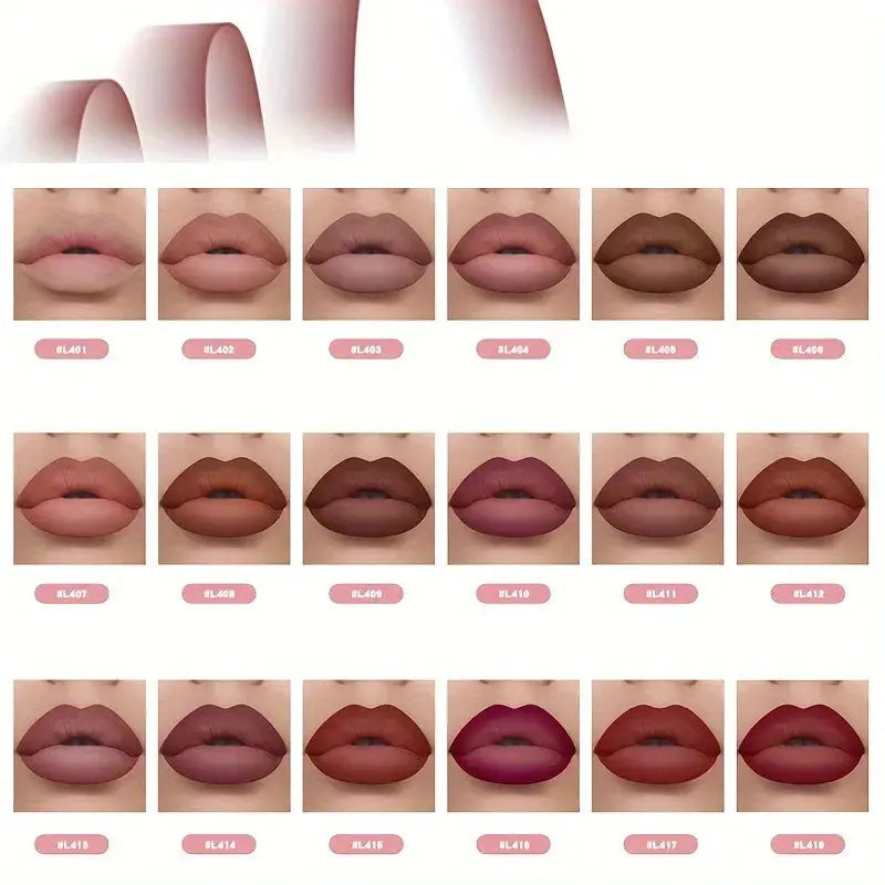 Velvet Matte Lip Liner Pencils Set Of Six Long Lasting Waterproof Non Drying For Precise Lip Definition