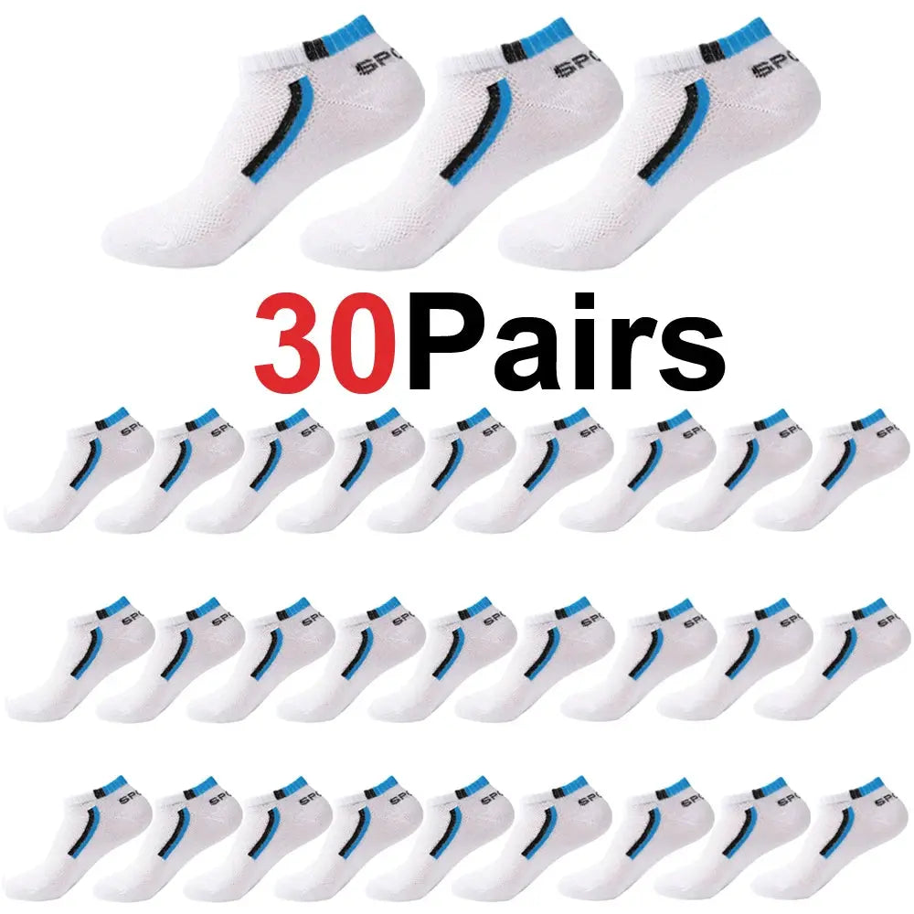 Mens Anti Slip Ankle Boat Socks Five Pairs For Business And Sports Breathable Sweat Resistant Odor Resistant Comfortable