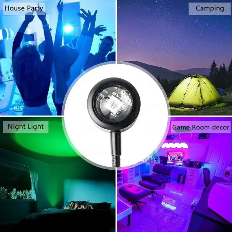 Kerokuru USB Sunset Light Lamp For Self Portrait Photography LED