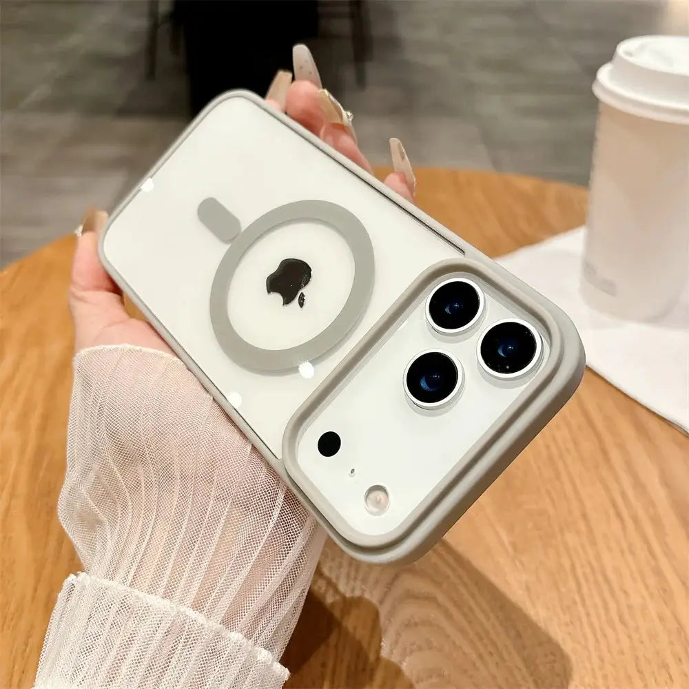 Shockproof MagSafe Magnetic Phone Case Transparent Acrylic Cover For Iphone Models With Shock Protection