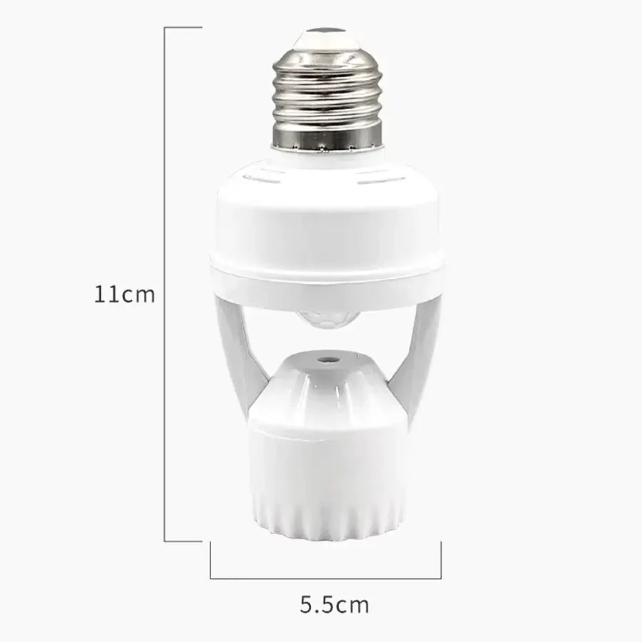 Smart Motion Sensor E27 Light Bulb Holder PIR Induction Sensor Adapter Lamp Base Converter LED Switch 110V 220V