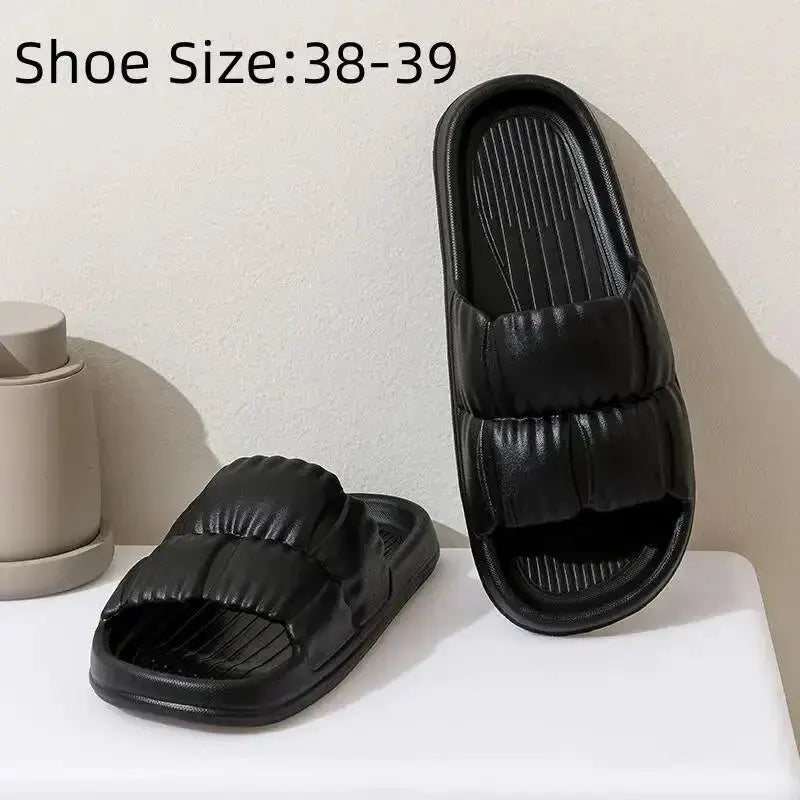 HomeComfort Soft Bottom Slippers Unisex Non Slip EVA Bath Slippers With Cushioned Sole For All Day Comfort