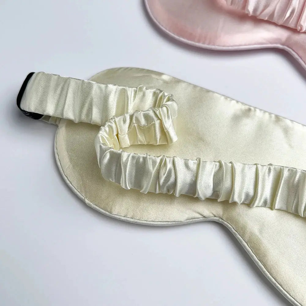 Mulberry Silk Sleep Mask For Men And Women Total Blackout And Skin Friendly Comfort