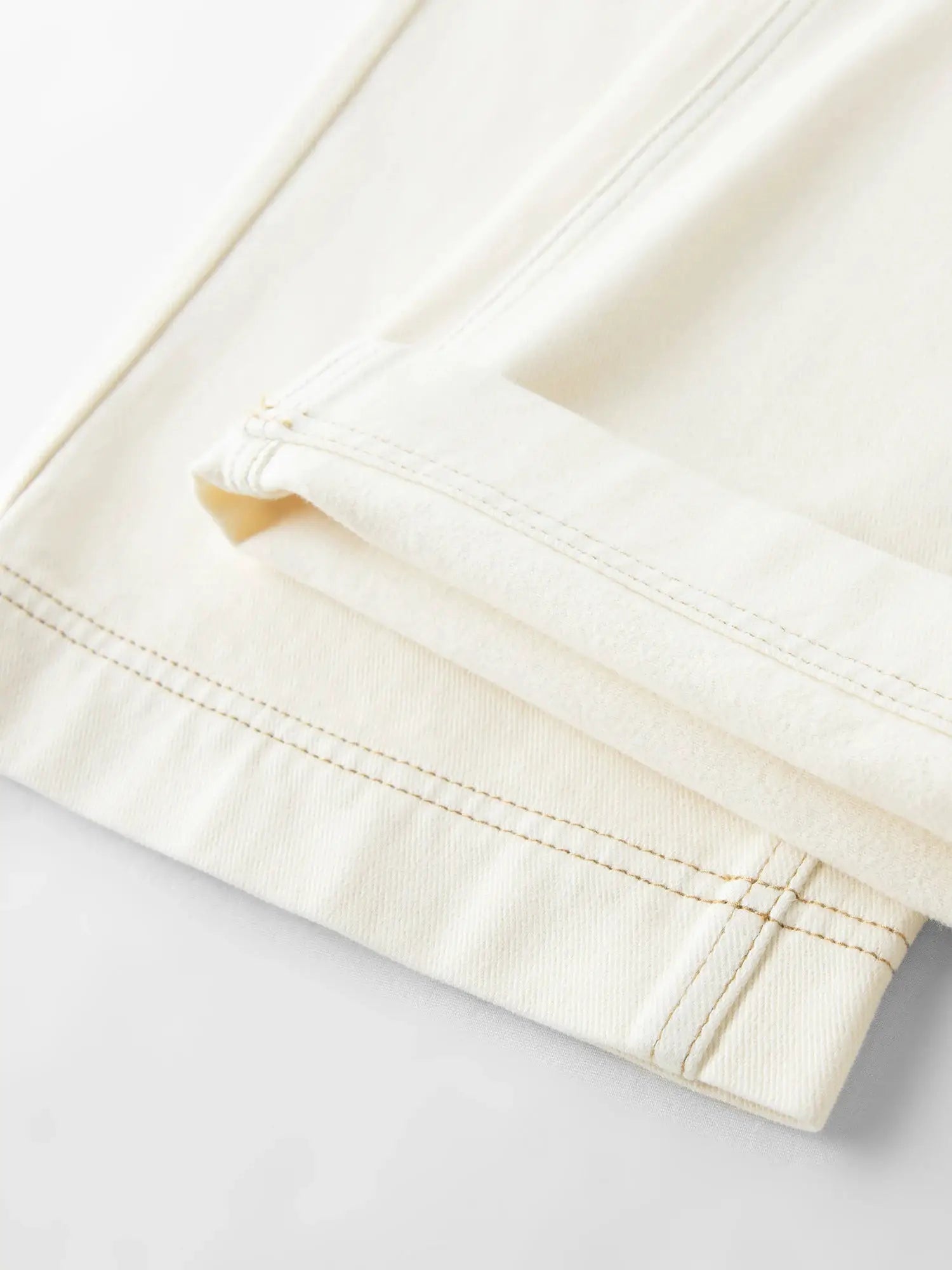 FSLE Straight High Waist Jeans For Women Korean Style Winter Versatile