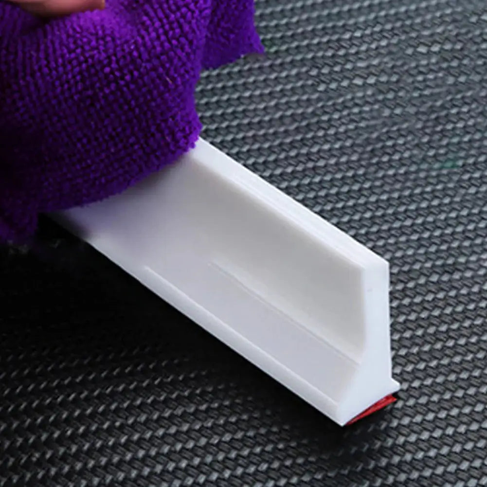 Simples Market white silicone shower dam strip, bathroom flood barrier for dry/wet separation