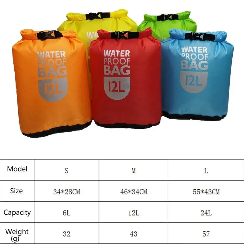 Waterproof Dry Bag Pack For Kayaking Rafting Canoeing Boating River Trekking And Sailing With Floating Dry Sacks