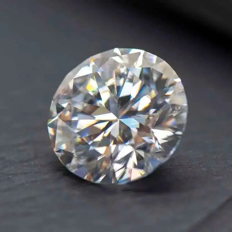 Moissanite Round Cut D Color VVS1 0.1ct-5ct DIY Necklace Earrings With GRA Certificate