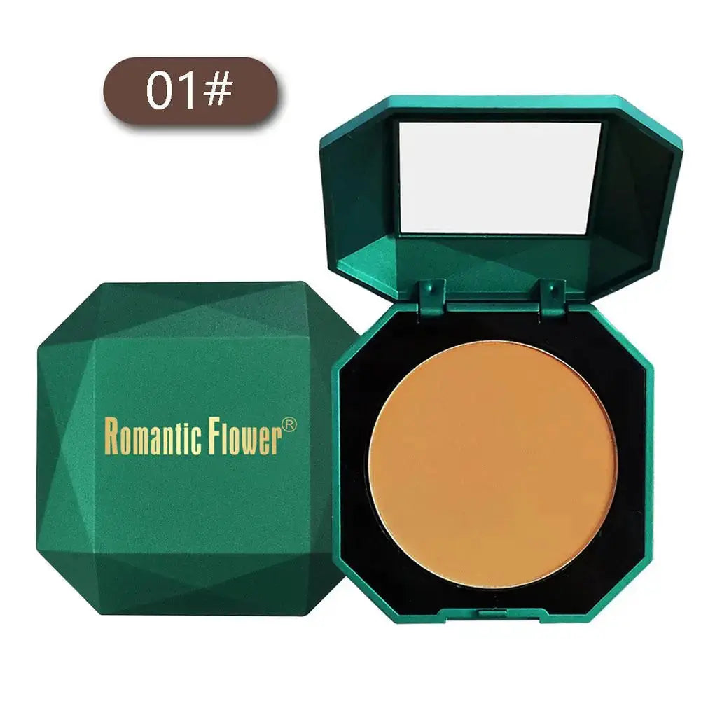 Brand New 4 Colors Dark Skin Pressed Powder Matte Long Lasting Waterproof Makeup Formula