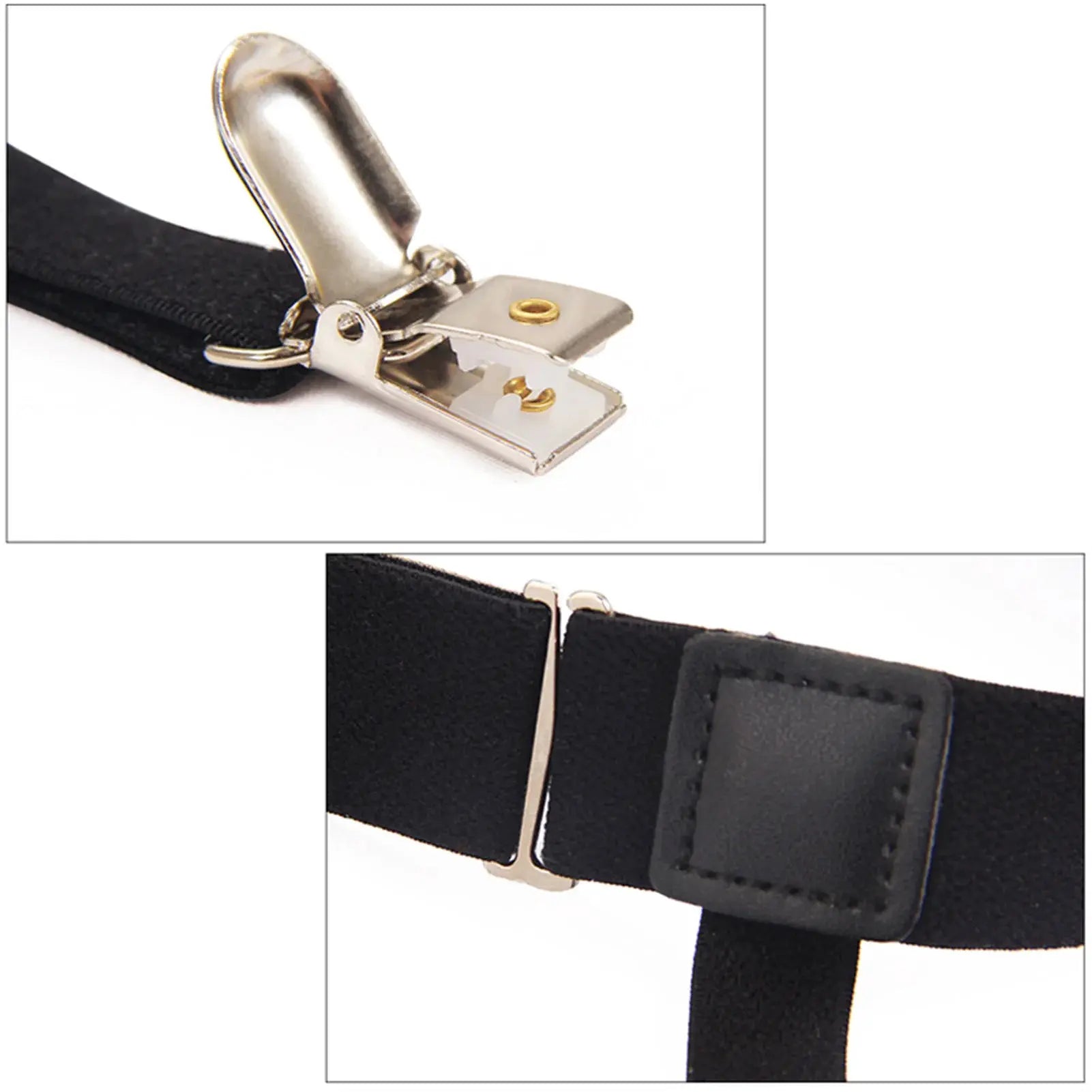 TuckGuard Shirt Stay Clips With Hidden Suspender Belt Keeps Shirts Tucked All Day For Police Military Professionals