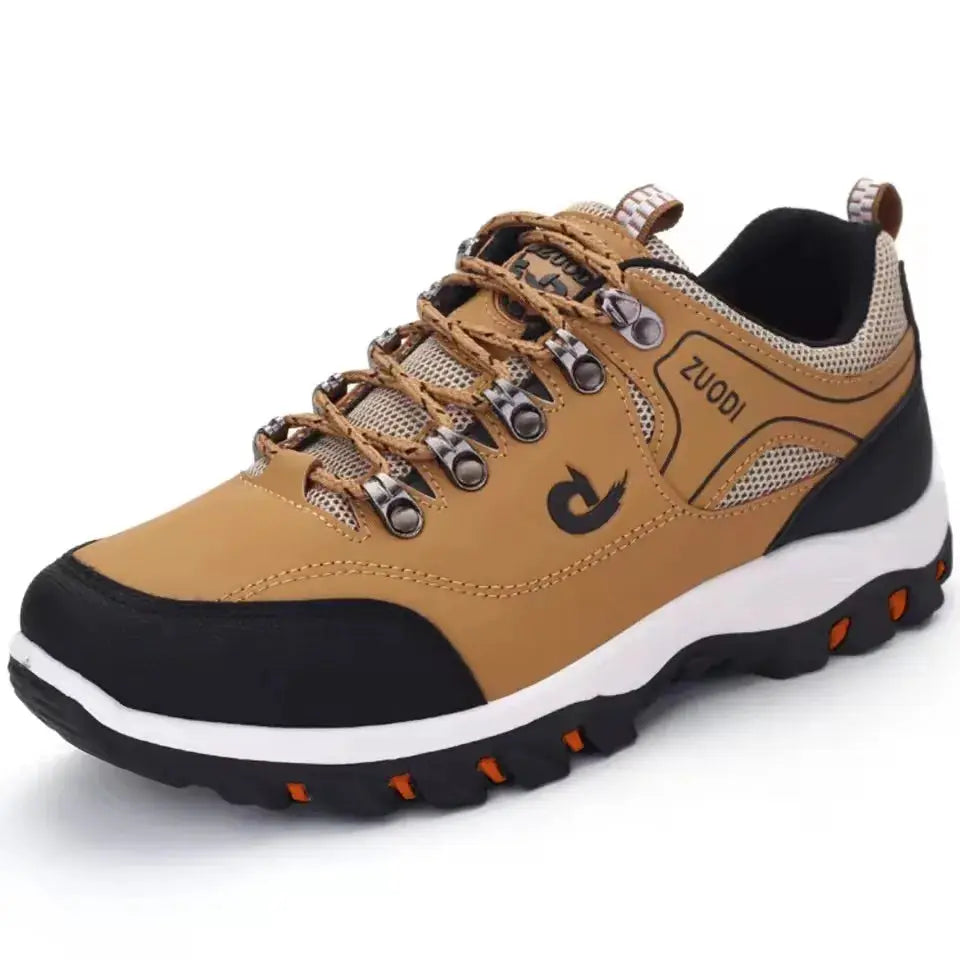 Brand Mens Leather Casual Sneakers Lightweight Breathable Shoes For Walking And Tennis