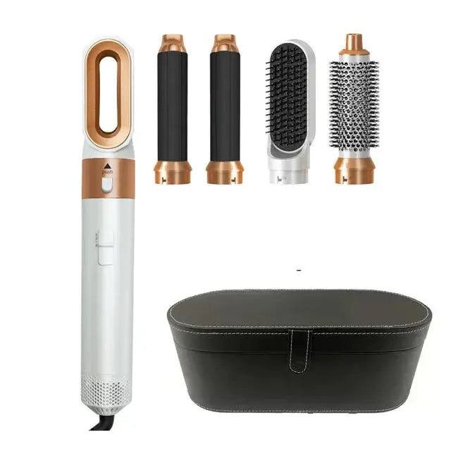 Simples Market 5-in-1 hair dryer kit with detachable attachments and storage case