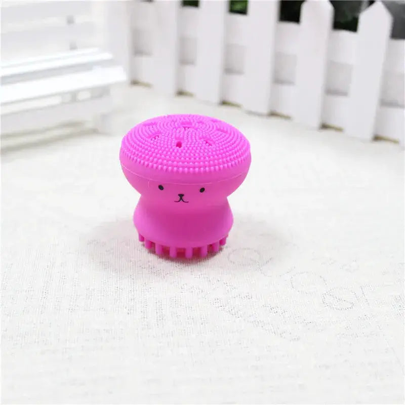 Silicone Face Cleansing Brush Mini Deep Pore Cleaning Exfoliator Soft Skin Care Scrub Tool