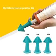 Skeyo 3 Piece Silicone Sealant Nozzle Scraper Kit For Caulking And Floor Tiling Tools Home Improvement