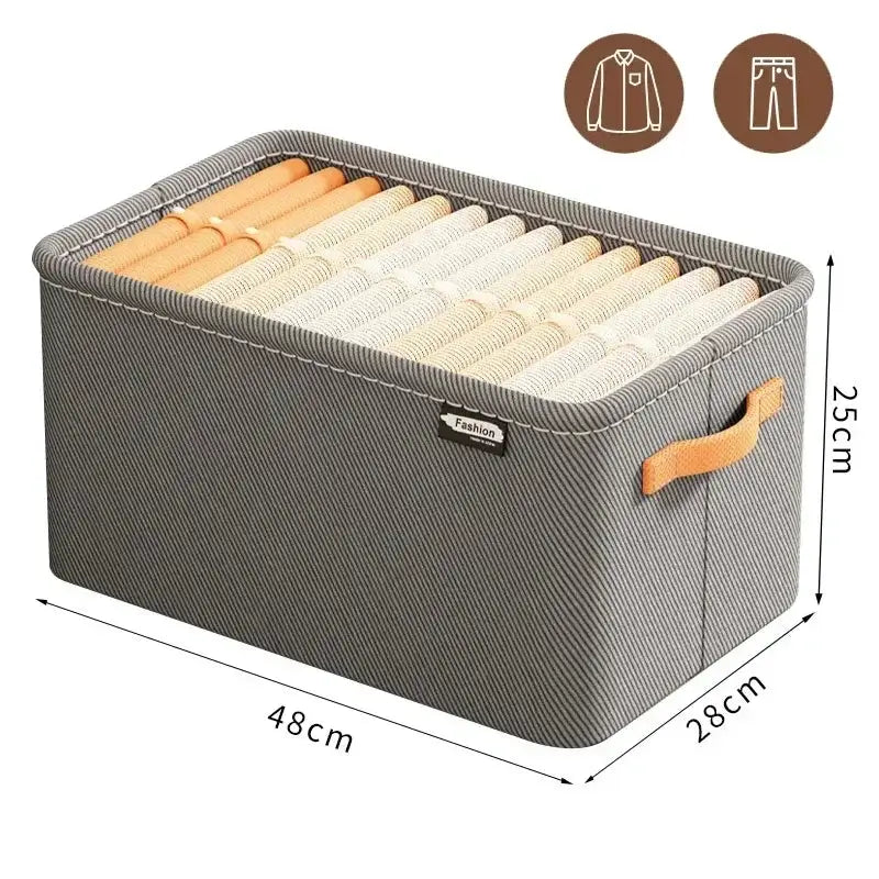 Heavy Duty Clothes Organizer For Wardrobe Storage Cabinets And Drawers To Store Pants Sweaters Jeans And More