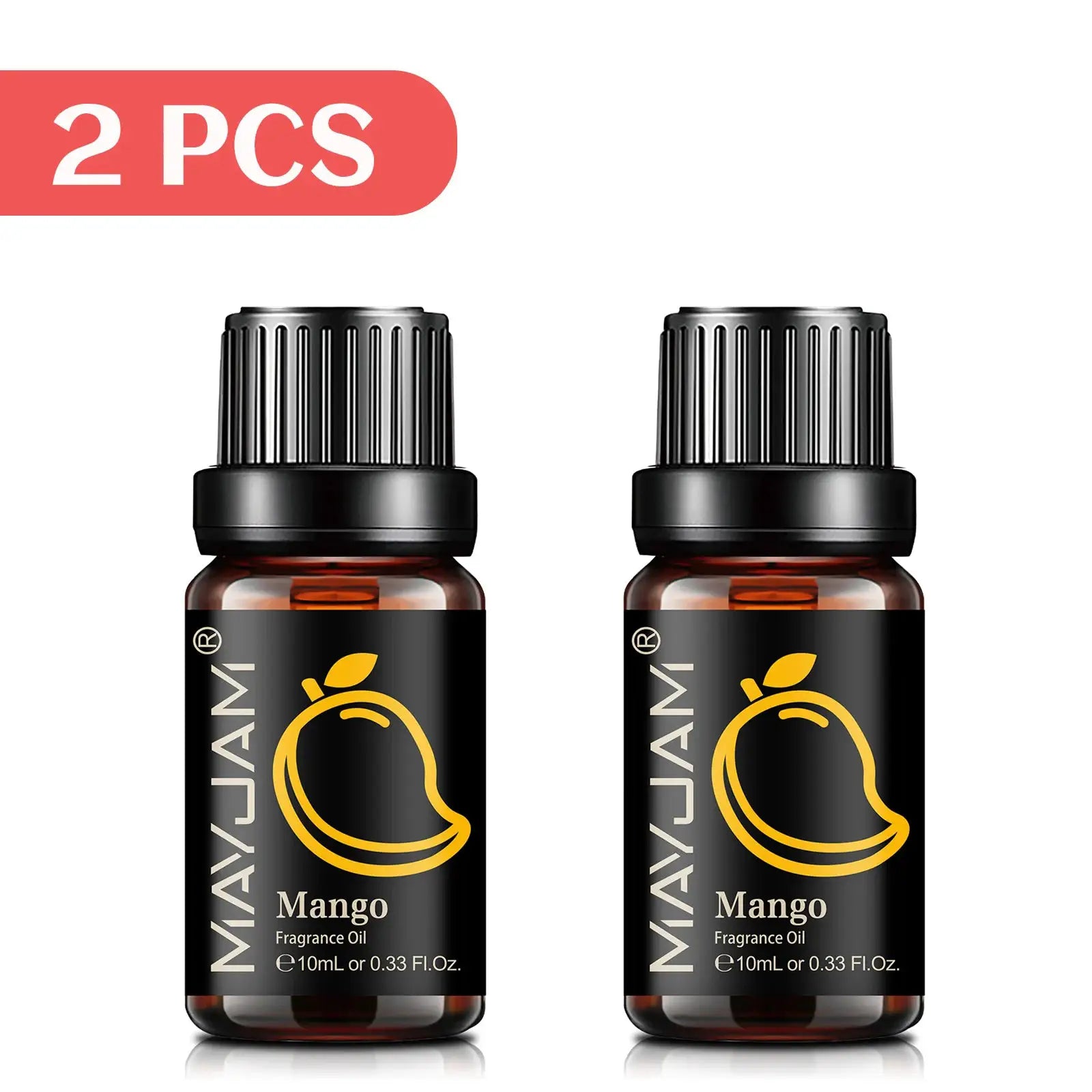 MAYJAM Fruit Essential Oil 10ml Assorted Fruit Fragrance for Diffuser Candle Cherry Banana Papaya Grape Litchi Guava Kiwifruit Pear