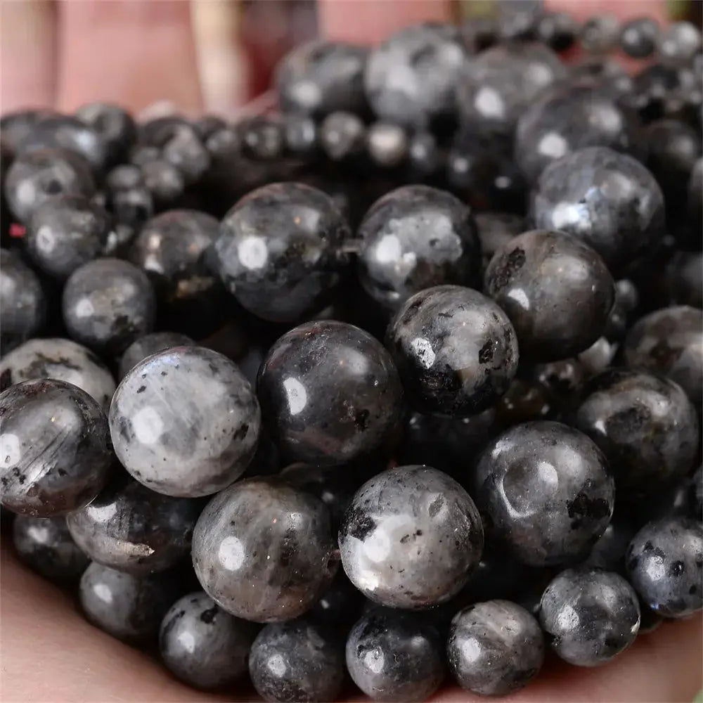 Natural Stone Beads Lava Jasper Tiger Eye Quartz Agate Round Beads 4 To 12mm For Jewelry Making DIY Bracelet Accessories