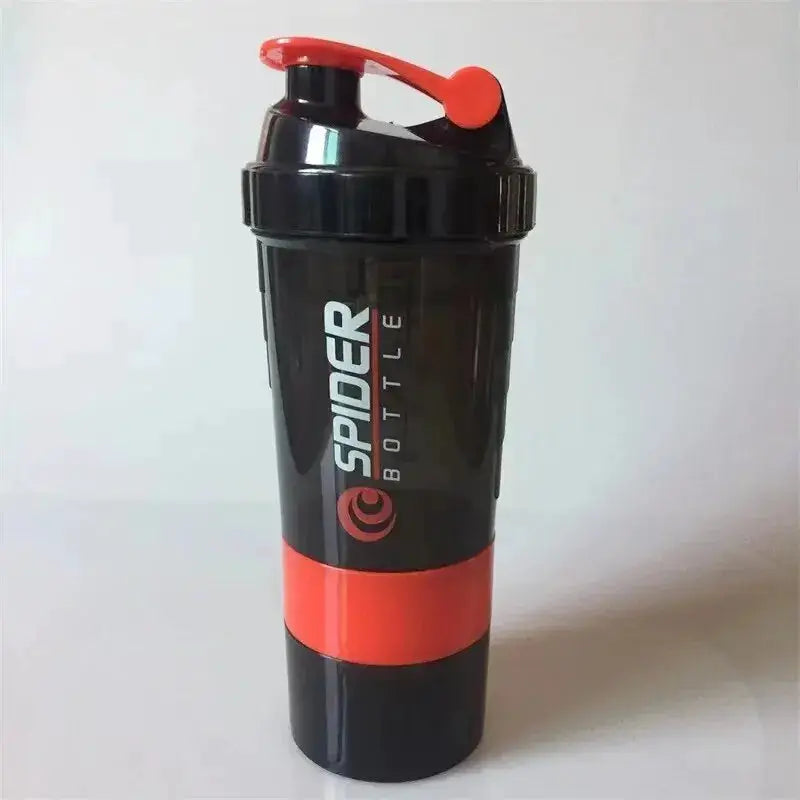 3 Layer Shake Cup Protein Powder Stirring Cup Fitness Bottle Large Capacity Gift
