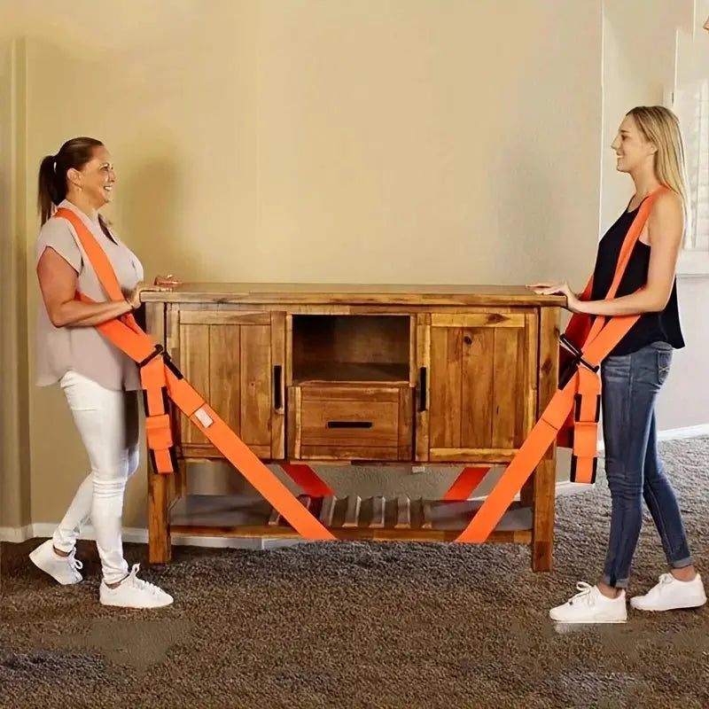 Furniture And Electrical Handling Straps Labor Saving Straps For Carrying Heavy Objects Reusable And Durable For Moving
