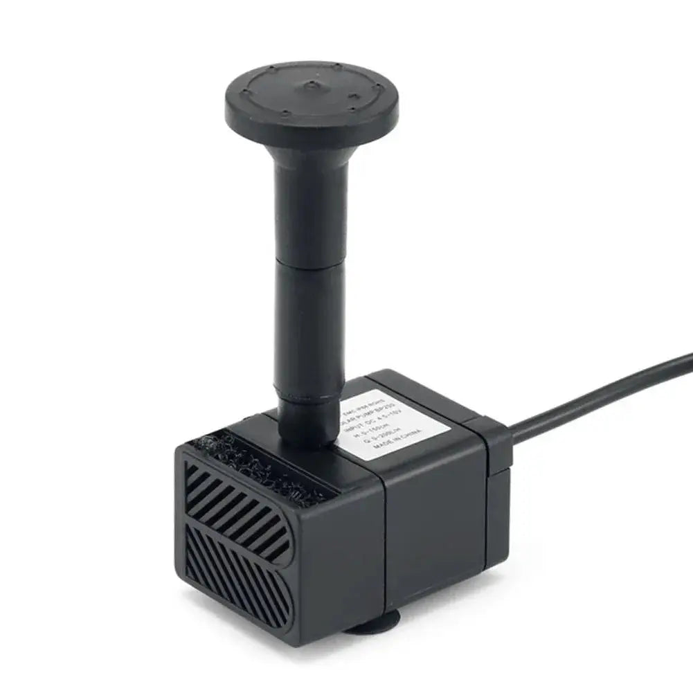 Simples Market black 5W fountain pump with stake for garden or fish tank