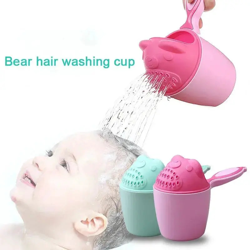 Baby Bath Caps And Shampoo Cup For Toddlers And Kids Hair Washing Eye Protection Tool