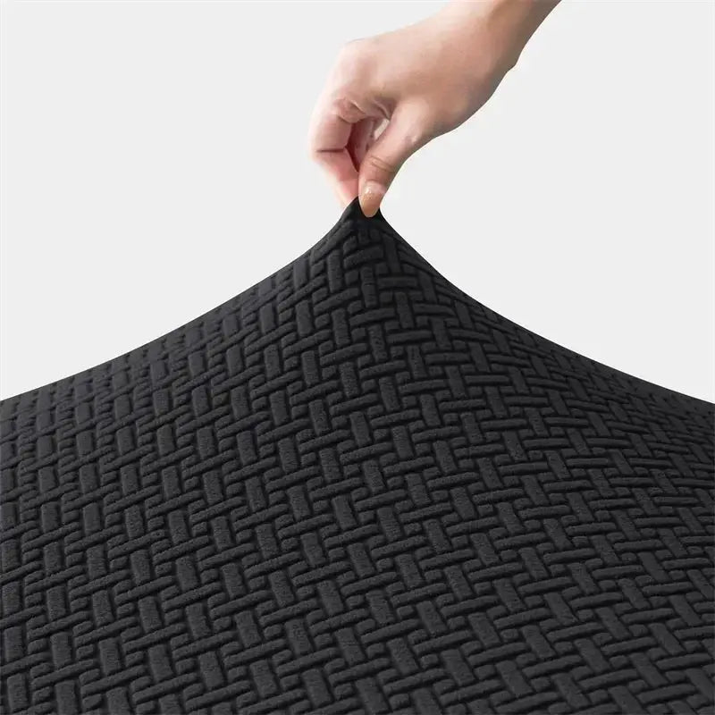 2-piece polar fleece RV dinette cushion covers, charcoal gray, stretch bench seat and backrest covers by Simples Market
