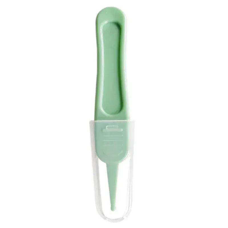 Baby Plastic Nose Cleaner Tweezers Safety Tool For Toddlers Nasal Cavity Care Supplies Baby Essentials