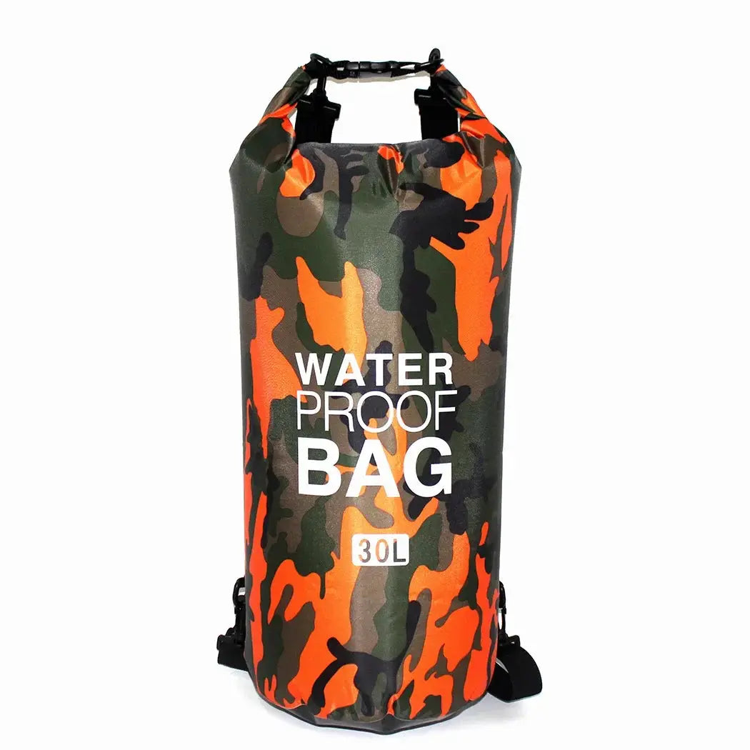 Camouflage Waterproof Dry Bag Sack 2L 5L 10L 15L 20L 30L PVC Coated for Rafting Diving River Trekking Outdoor Gear