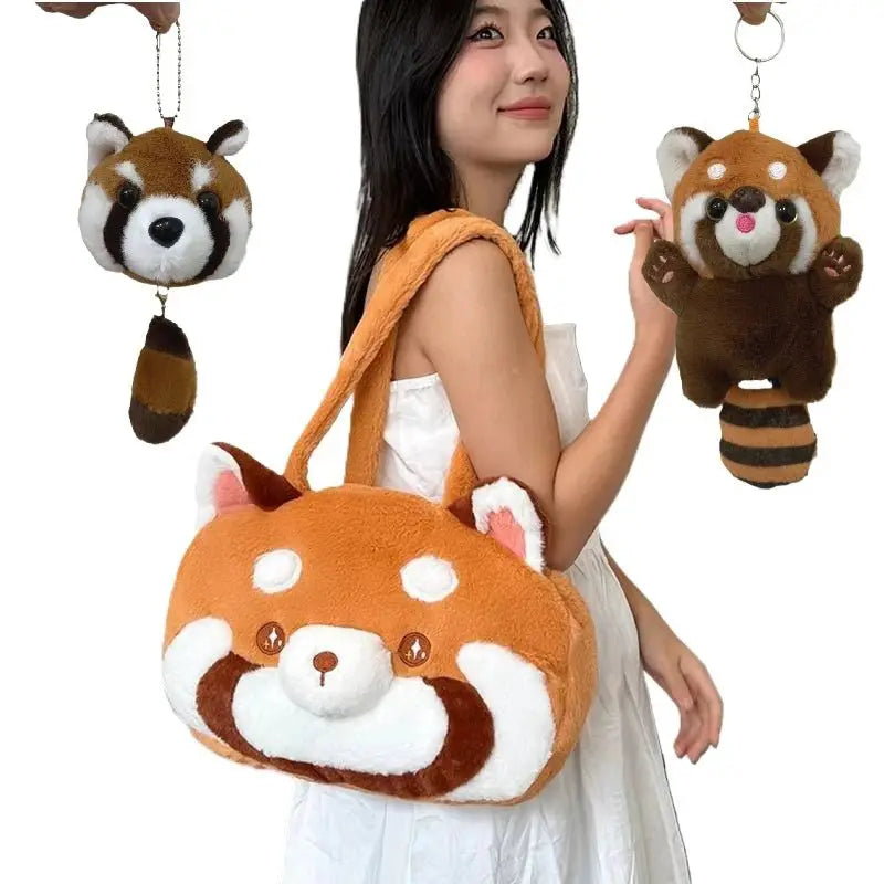 Red Panda Plushie Backpack - Simples Market