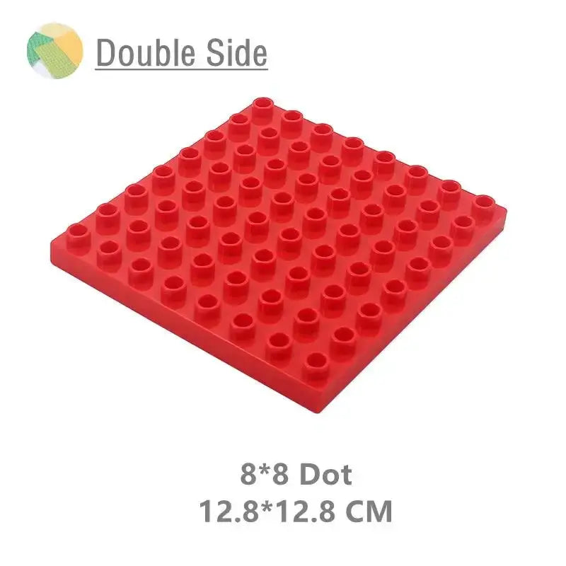 9 Sizes Big Building Plastic Blocks Base Plates Compatible With Large Bricks And Assembly Figures For Kids Toys