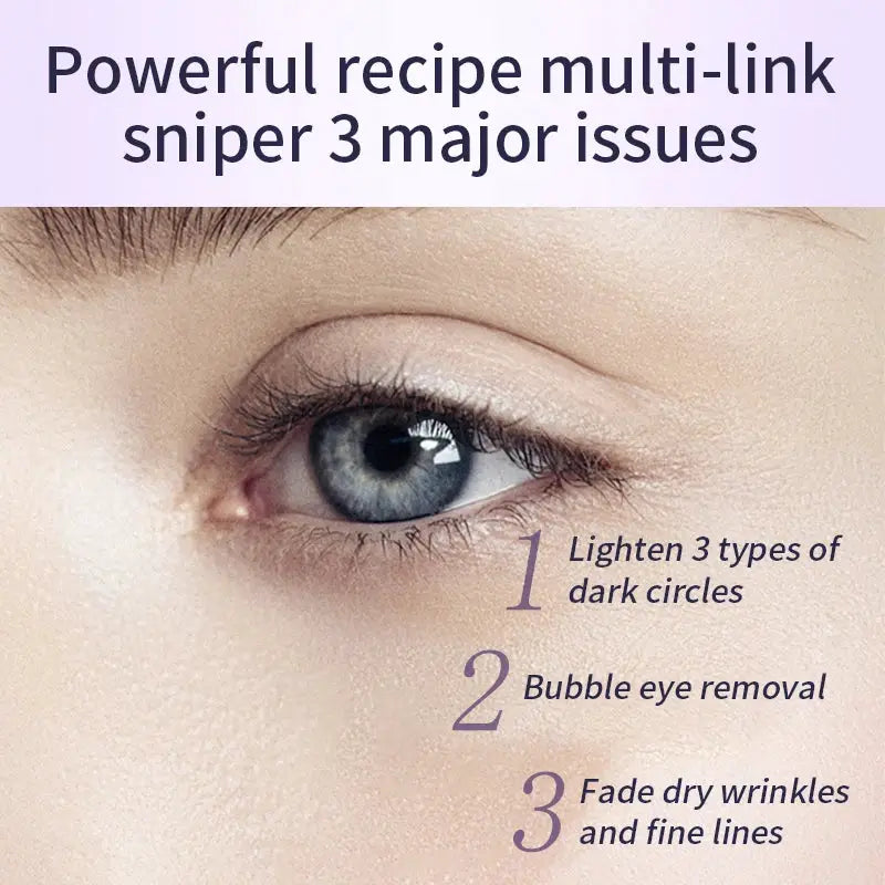 O'CHEAL Eye Cream Roller Massager With Hyaluronic Acid Reduces Puffiness Dark Circles And Wrinkles