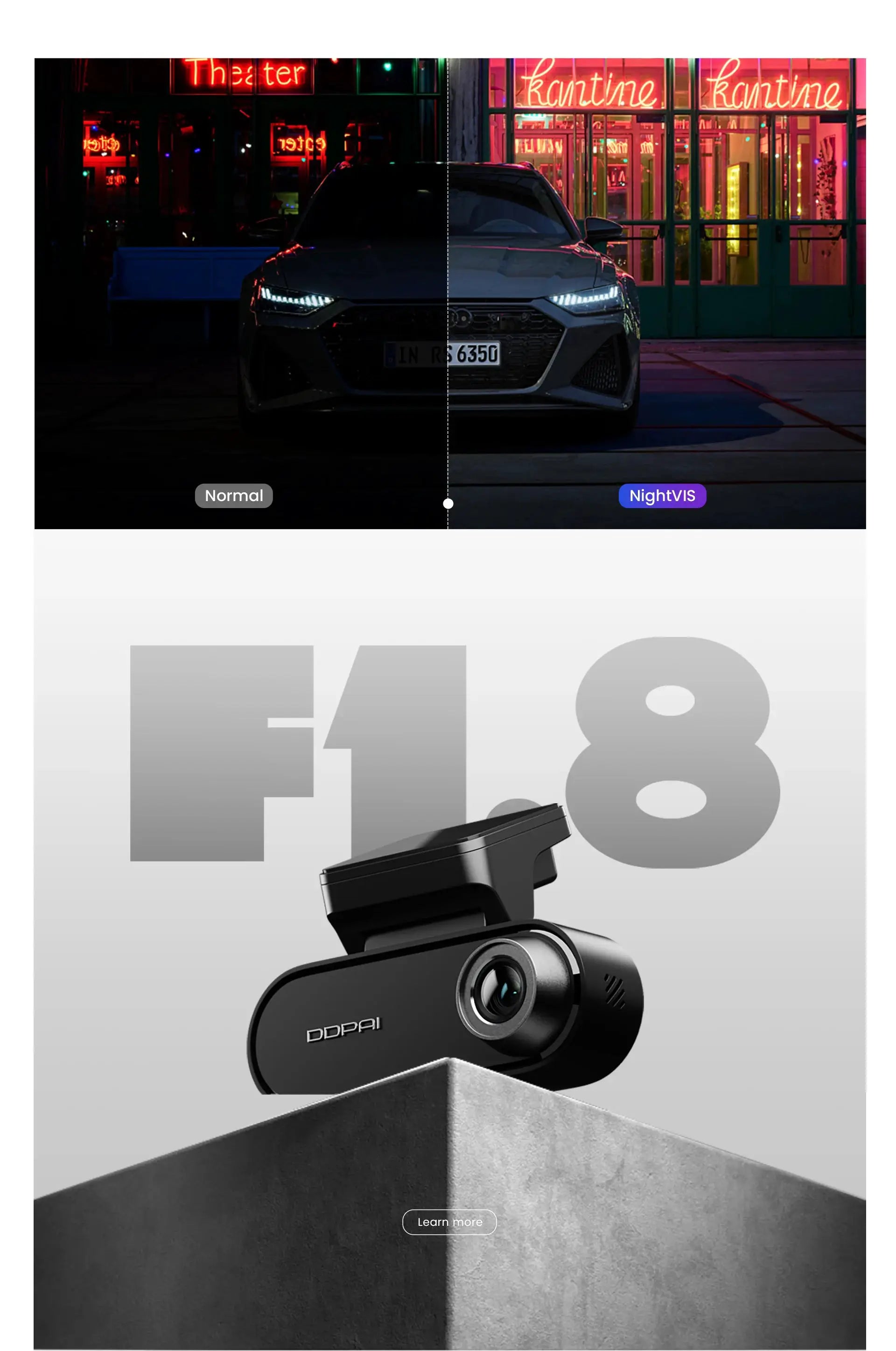 DDPAI N5 dual 4K HDR dash cam front/rear AI NightVIS with WiFi 6 GPS ADAS, by Simples Market car DVR