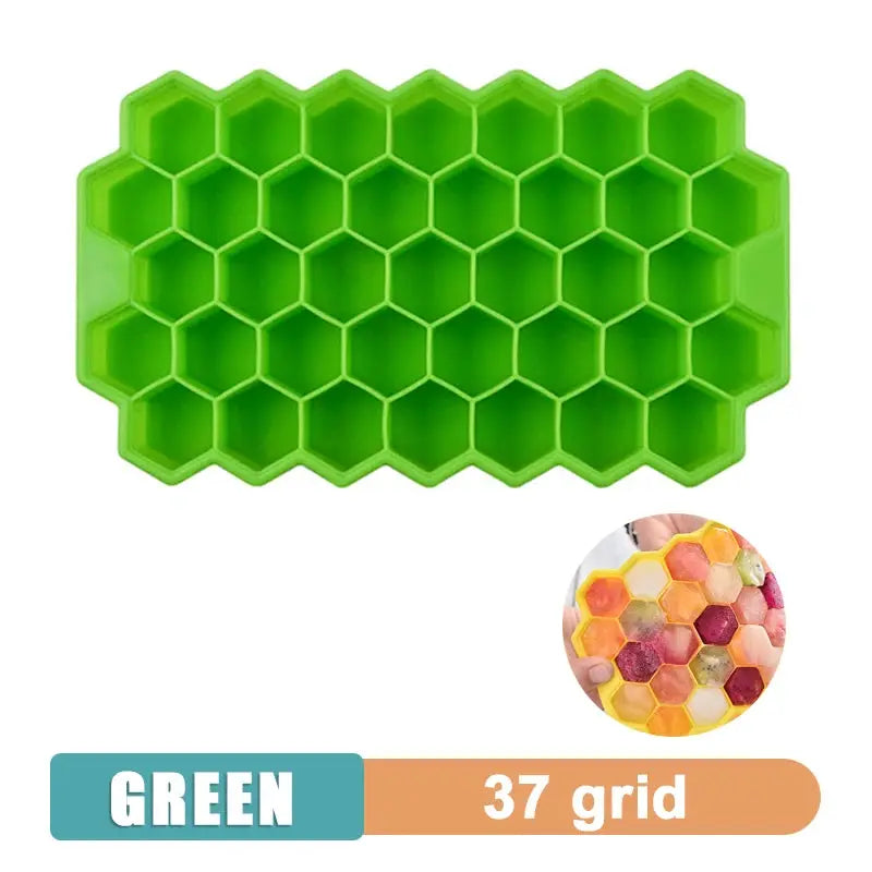 4 6 8 15 Grid Silicone Ice Tray Mold Large Food Grade Ice Cube Tray Square DIY Ice Maker