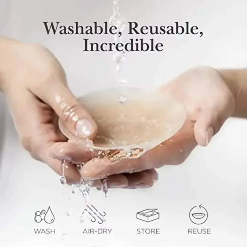 Reusable Silicone Nipple Covers For Women Soft Nipple Pasties Breast Petals Invisible Under Clothing Strapless Bra